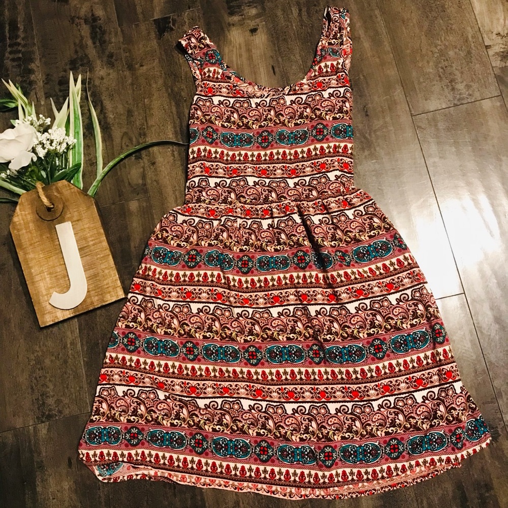 Love Ari Printed Mini Dress